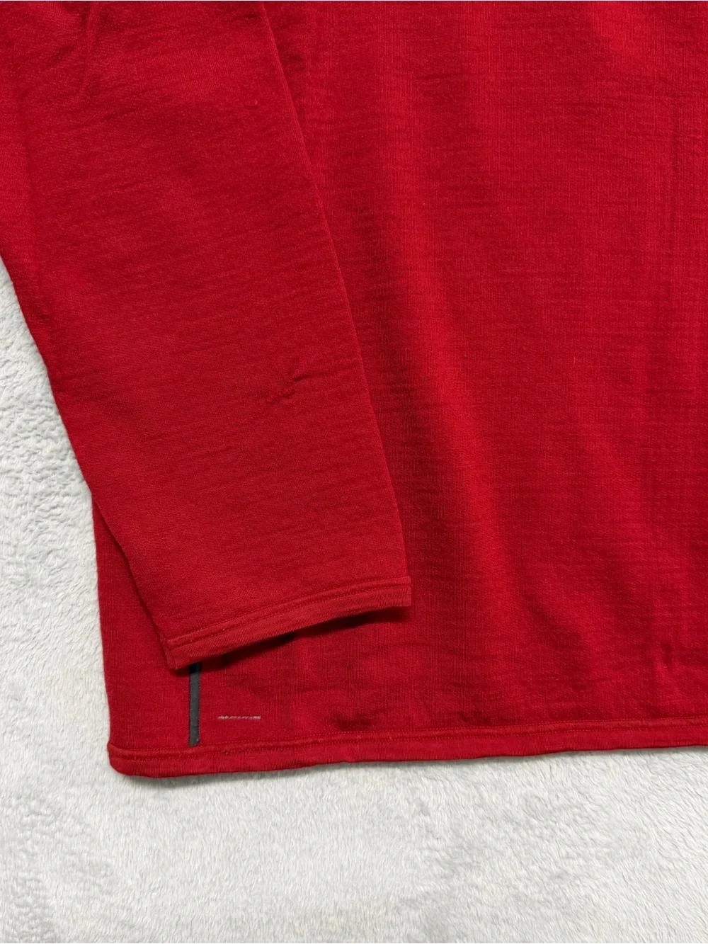 Icebreaker Jumper Mens Large New Zealand Merino Wool Sweater Layer 1/4 Zip